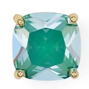 kate spade round green bright idea studs